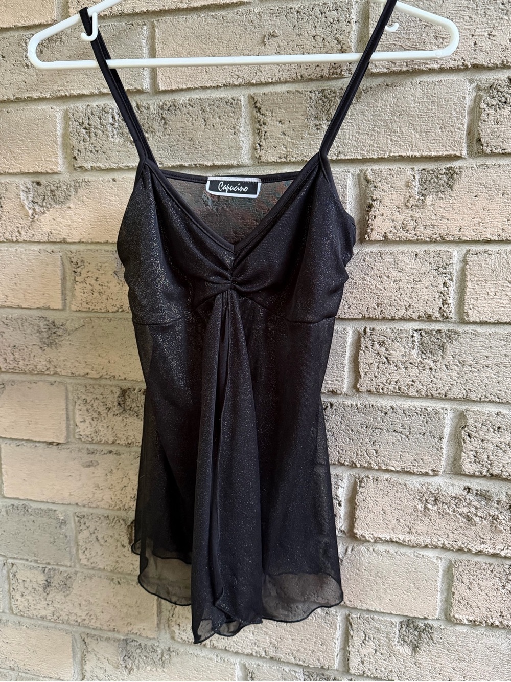 Black Sparkle Camisole